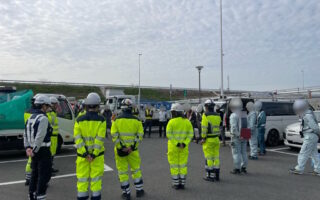 設置パトロール 一般国道片側交互通行規制（岐阜営業所）