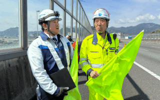設置パトロール 新東名高速道路下り線便乗延長規制（沼津営業所）