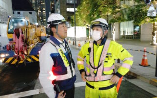 支社長パトロール 外堀通り上下線車線変移規制（葛西営業所）