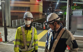 所長パトロール 都道316号線上り線車線規制（加平営業所）
