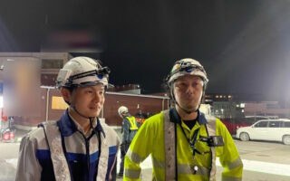 設置パトロール 国道21号線上り線車線規制（岐阜営業所）