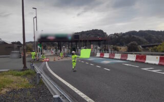 所長パトロール 圏央道内回りブース規制（市原営業所）