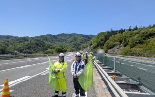 営業所パトロール 長野自動車道上下線追越車線規制（長野営業所）