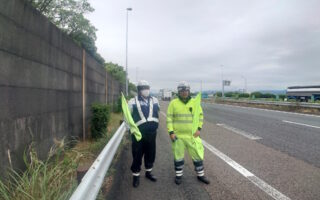 安全パトロール（巡察実施簿） 名神高速道路下り線路肩規制（名古屋西営業所）