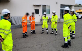 営業所パトロール 中央自動車道下り線走行車線規制（松本営業所）