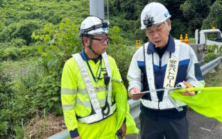 【全国安全週間】支社長＆安全課パトロール 東名高速道路下り線走行車線規制（沼津営業所）