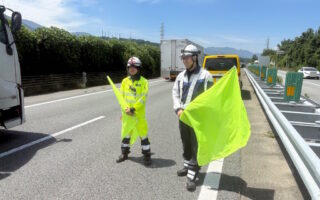 安全パトロール（巡察実施簿） 中央自動車道下り線追越車線規制（甲府営業所）